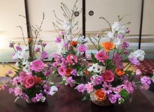 先週のお教室の皆さんの作品です。｜「フラワーショップ花家族」　（東京都稲城市の花キューピット加盟店 花屋）のブログ